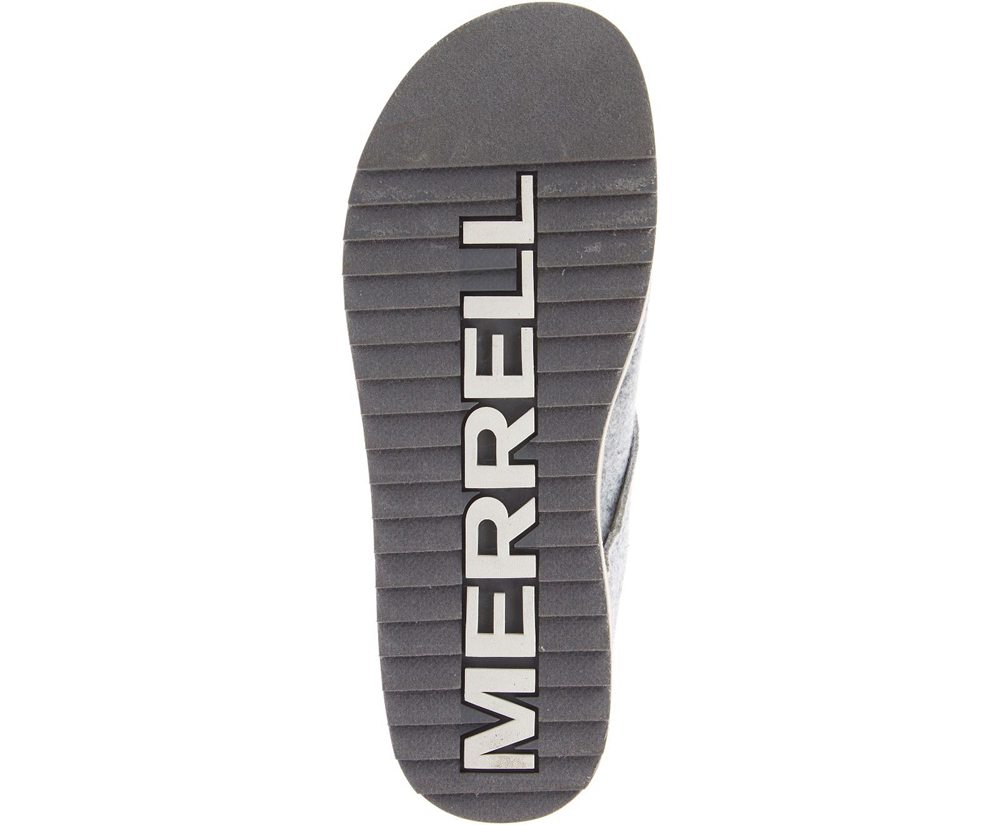 Slip On Senhora - Merrell Juno Clog Wool - Cinzentas - ZGR503249